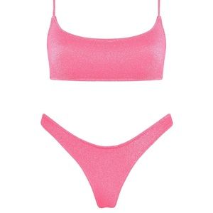 TRIANGL PINK BATHING SUIT SIZE M